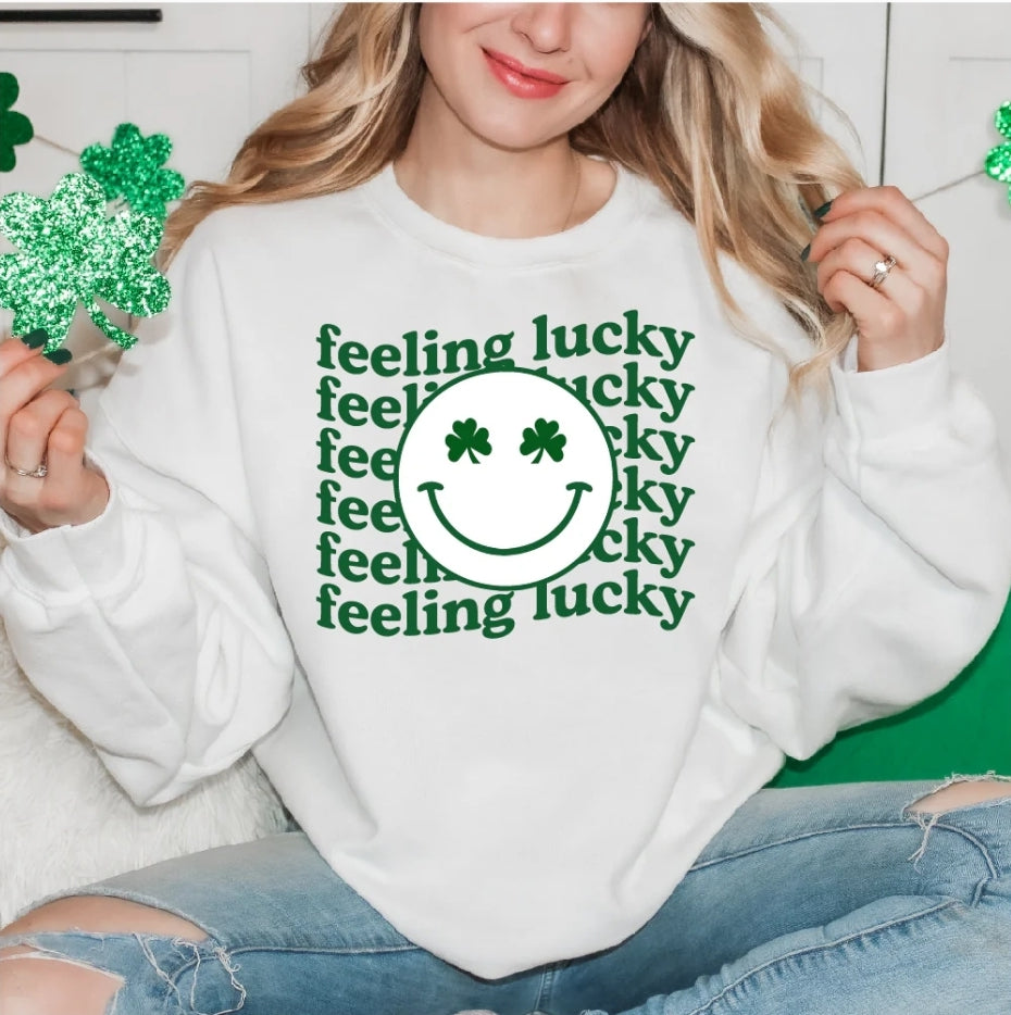 Feeling Lucky Irish Tshirt (*sweatshirt special order only)