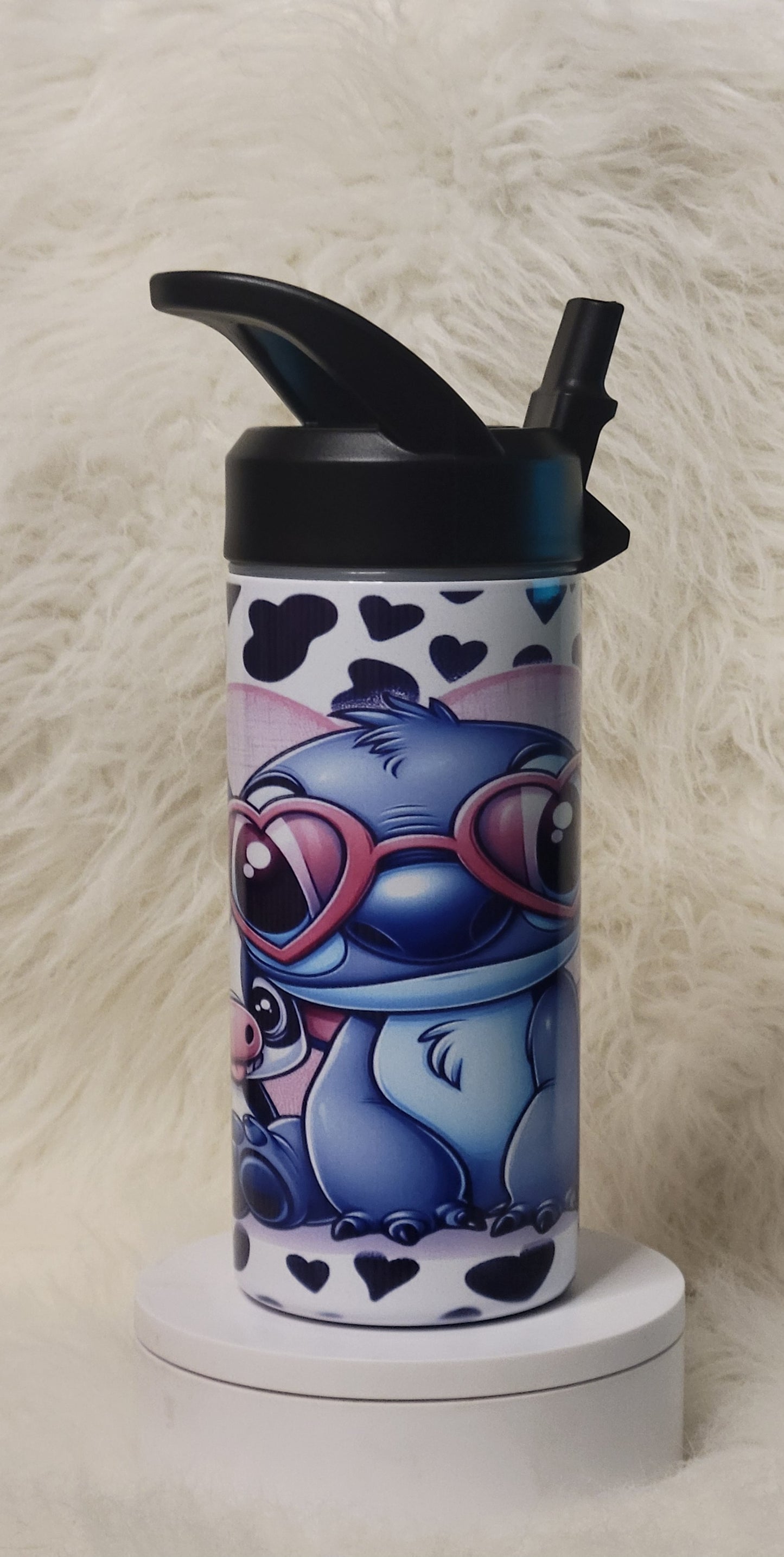 15oz Tumbler W/Screw Lid and Flip-up Straw
