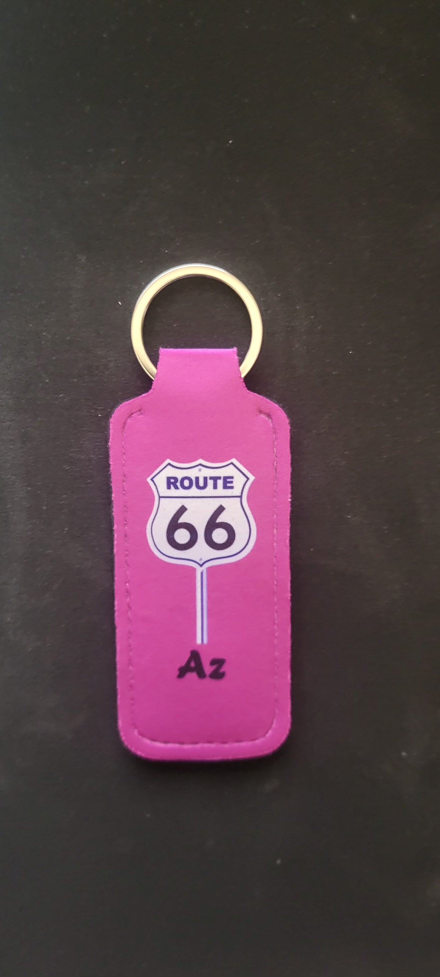 Route 66 Key Chain / Lip Balm Holder