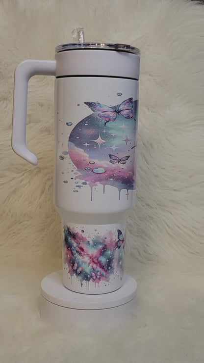 40oz Beautiful Butterfly Tumbler