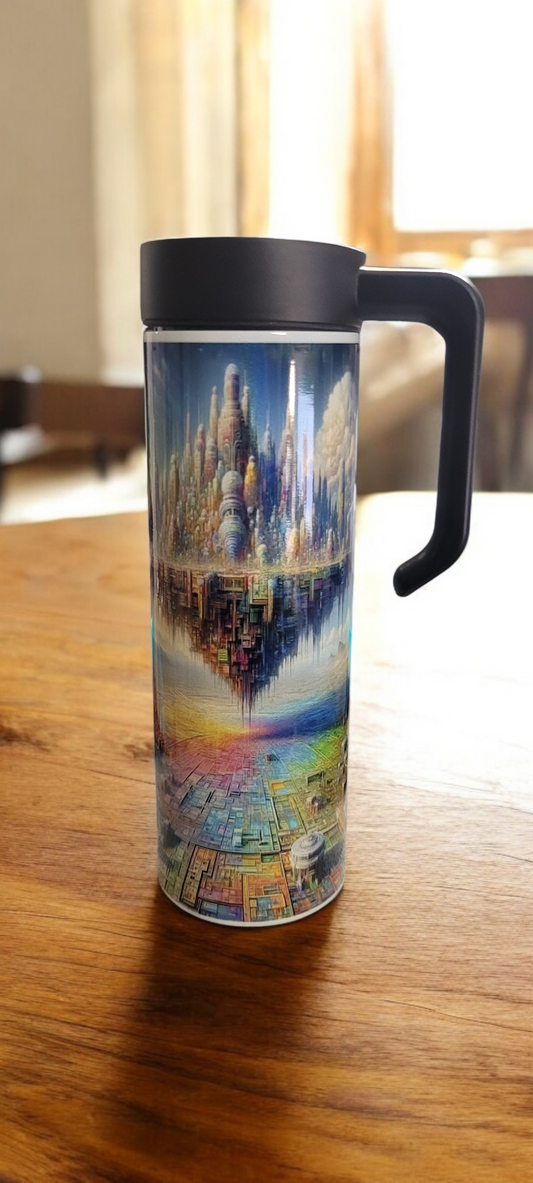 Visions 20oz Tumbler With MakerTwist Handle and Lid