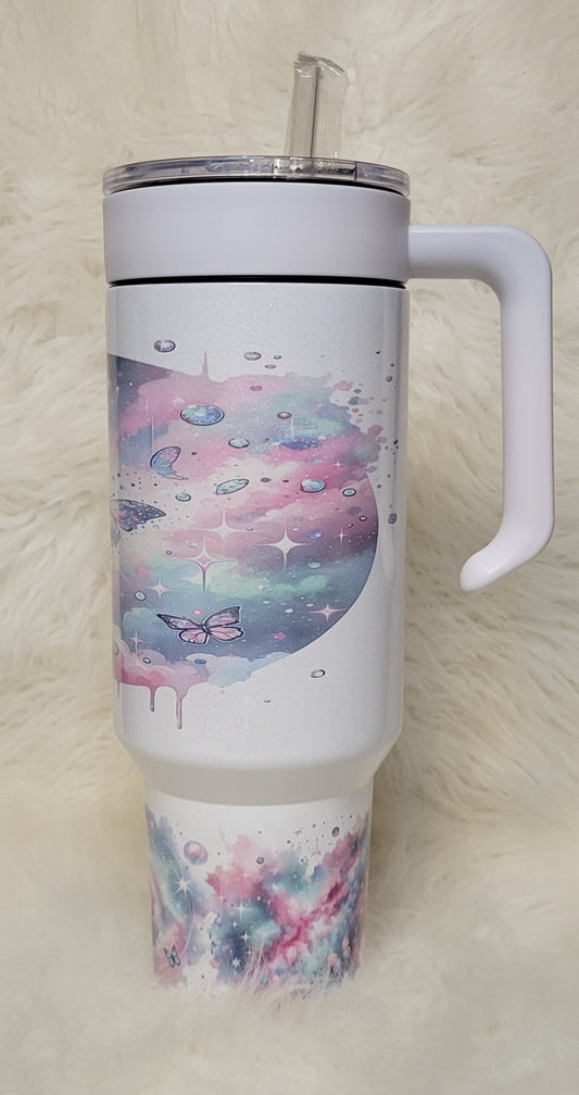 40oz Beautiful Butterfly Tumbler