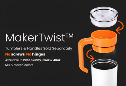 America 20oz Tumbler With MakerTwist Handle