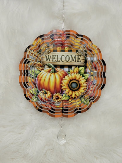 Fall Welcome Windspinner