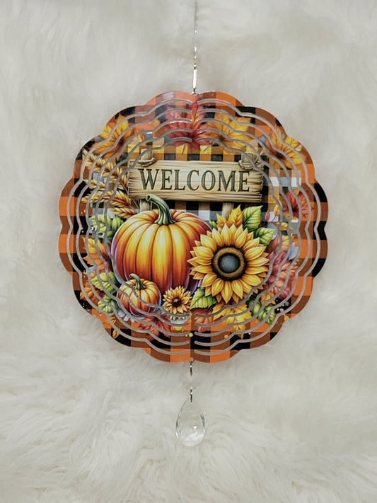 Fall Welcome Windspinner